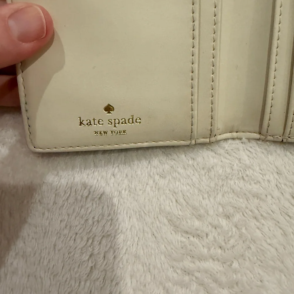 Kate Spade New York Leather Wallet Women’s Zip Around Card Holder Emerald Green - Picture 12 of 14